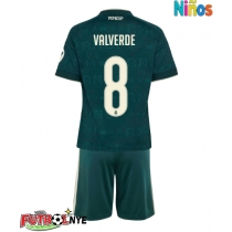 Camiseta Real Madrid Federico Valverde #8 Visitante Equipación para niños 2026-27 manga corta (+ pantalones cortos)